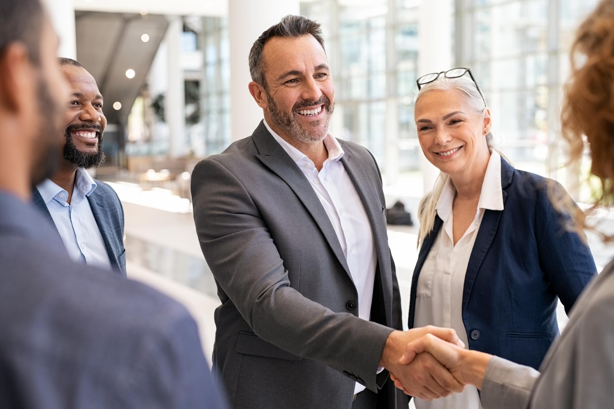 professionals handshake 